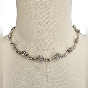 Vintage cut crystal necklace